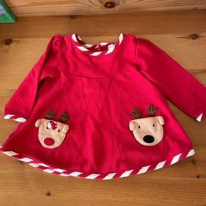 Christmas reindeer top/dress